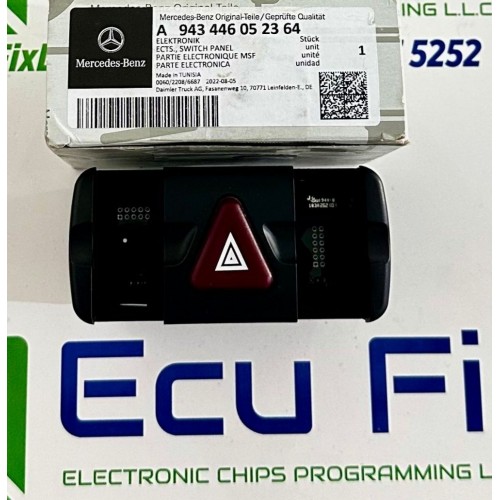 A 943 446 05 23 64 ECTS SWITCH PANEL MERCEDES